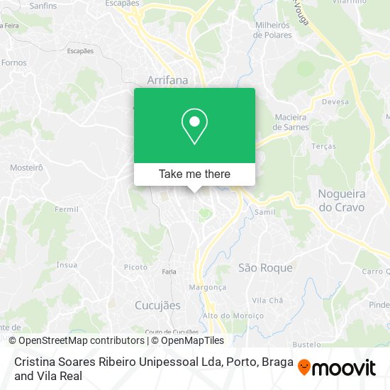 Cristina Soares Ribeiro Unipessoal Lda map