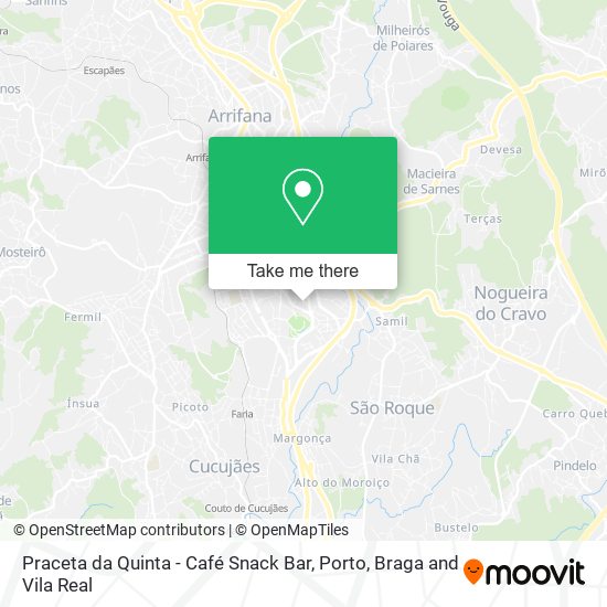 Praceta da Quinta - Café Snack Bar map