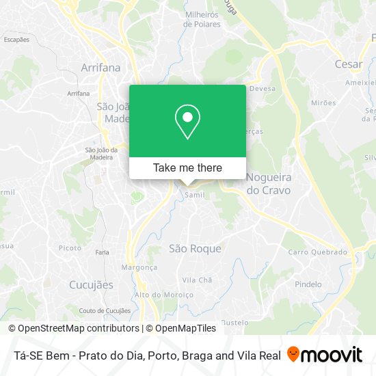 Tá-SE Bem - Prato do Dia mapa