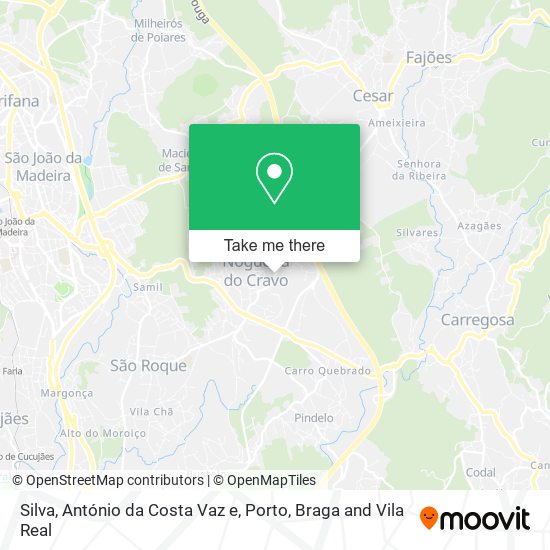 Silva, António da Costa Vaz e map