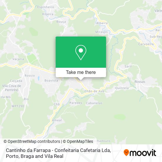 Cantinho da Farrapa - Confeitaria Cafetaria Lda mapa