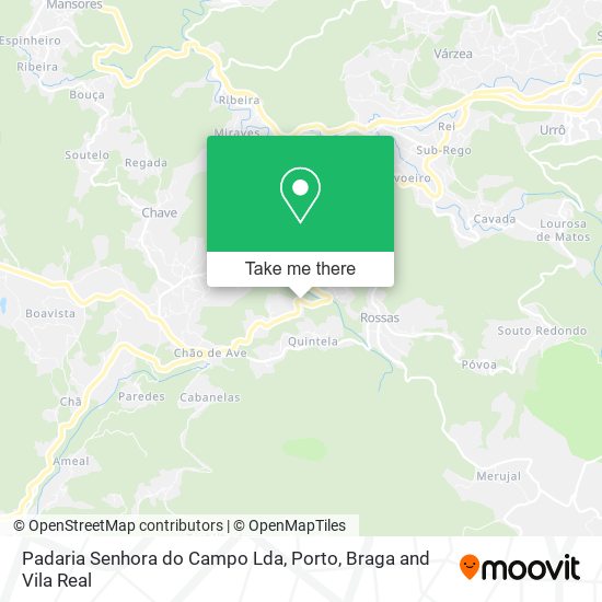 Padaria Senhora do Campo Lda map