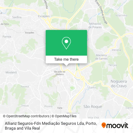 Allianz Seguros-Fdn Mediação Seguros Lda map