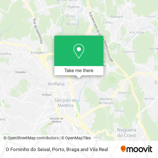 O Forninho do Seixal map