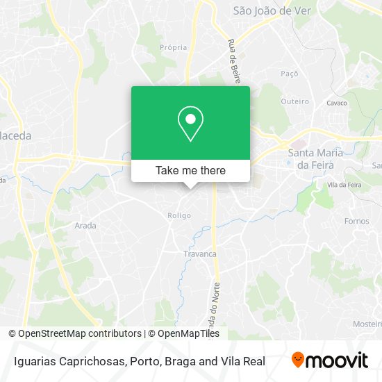 Iguarias Caprichosas map