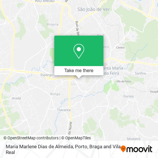 Maria Marlene Dias de Almeida map