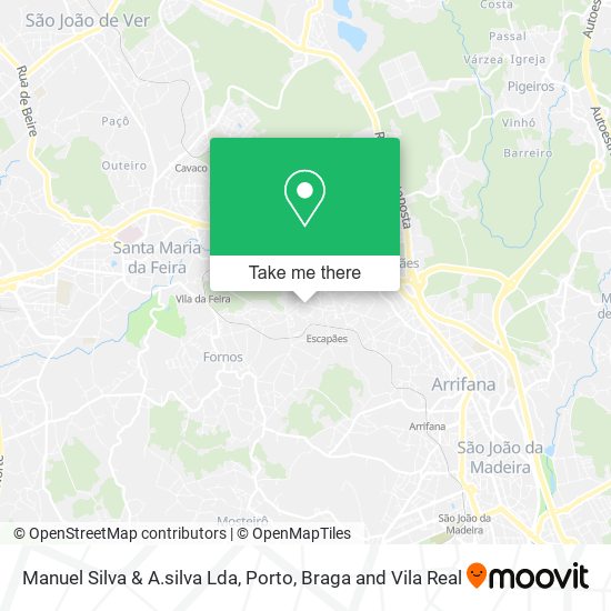 Manuel Silva & A.silva Lda map