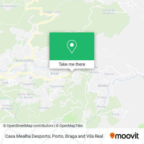Casa Mealha Desporto mapa