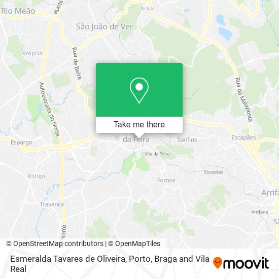 Esmeralda Tavares de Oliveira mapa