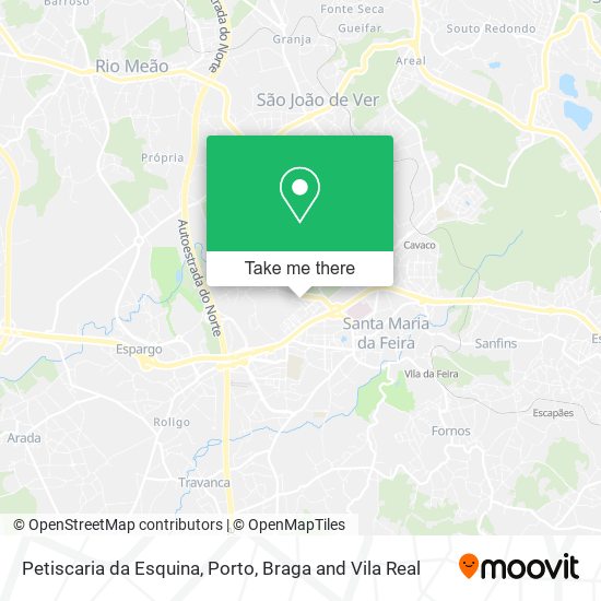 Petiscaria da Esquina mapa