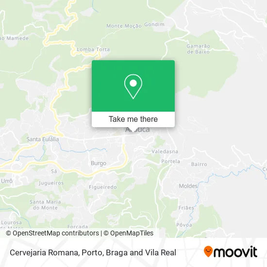 Cervejaria Romana map