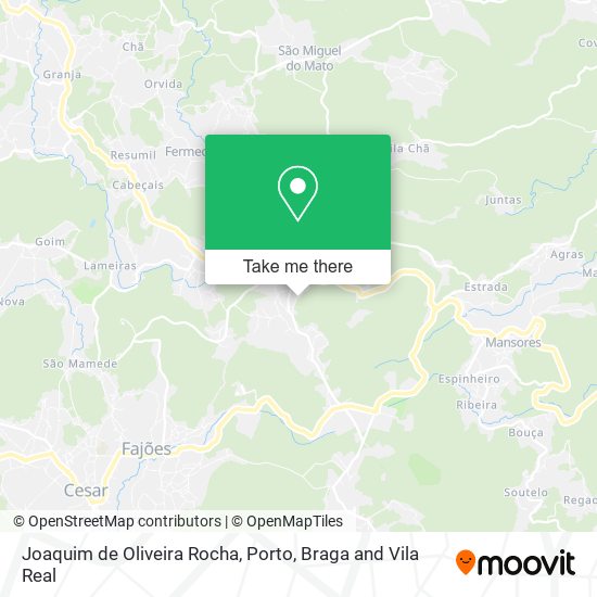 Joaquim de Oliveira Rocha mapa