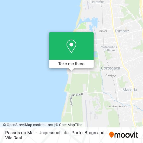 Passos do Mar - Unipessoal Lda. map