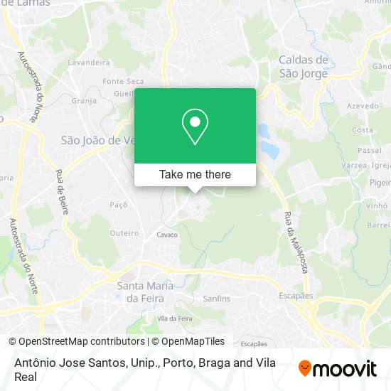 Antônio Jose Santos, Unip. mapa