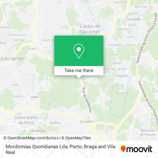 Mordomias Quotidianas Lda mapa