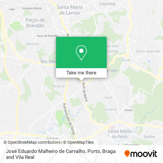 José Eduardo Malheiro de Carvalho map