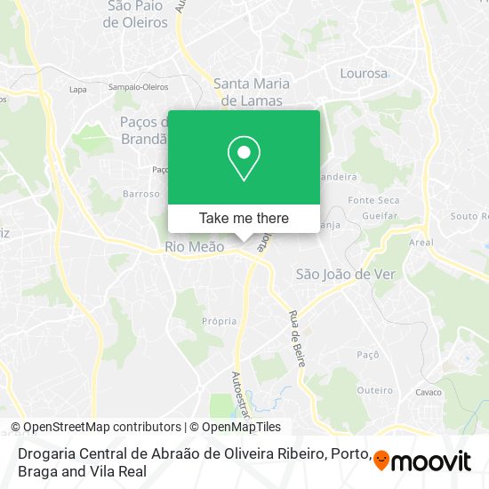 Drogaria Central de Abraão de Oliveira Ribeiro map