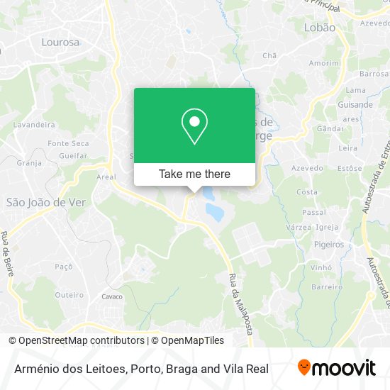 Arménio dos Leitoes map