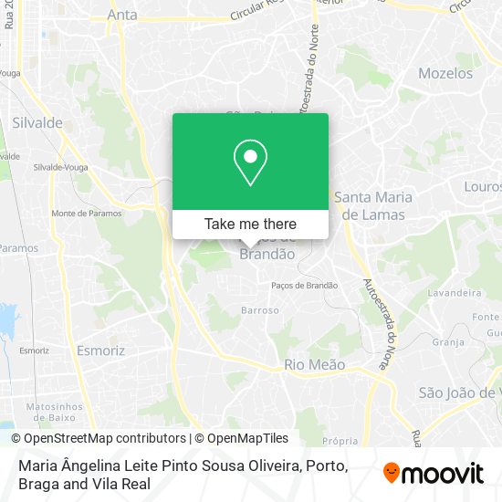 Maria Ângelina Leite Pinto Sousa Oliveira map