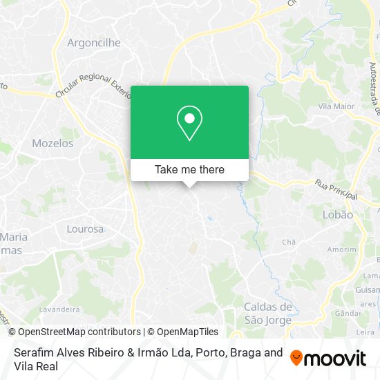 Serafim Alves Ribeiro & Irmão Lda map