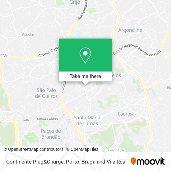 Continente Plug&Charge map