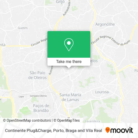 Continente Plug&Charge map