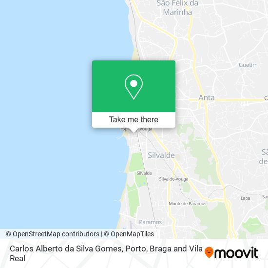 Carlos Alberto da Silva Gomes mapa