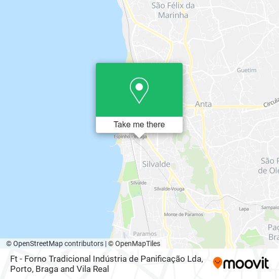 Ft - Forno Tradicional Indústria de Panificação Lda map