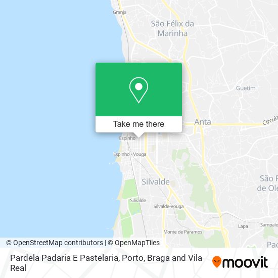 Pardela Padaria E Pastelaria map