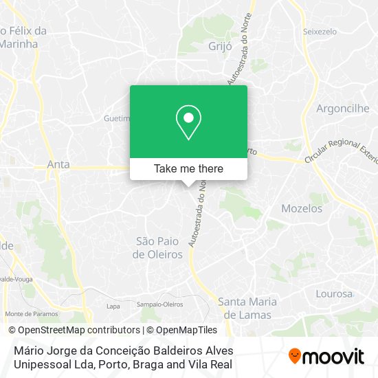 Mário Jorge da Conceição Baldeiros Alves Unipessoal Lda map