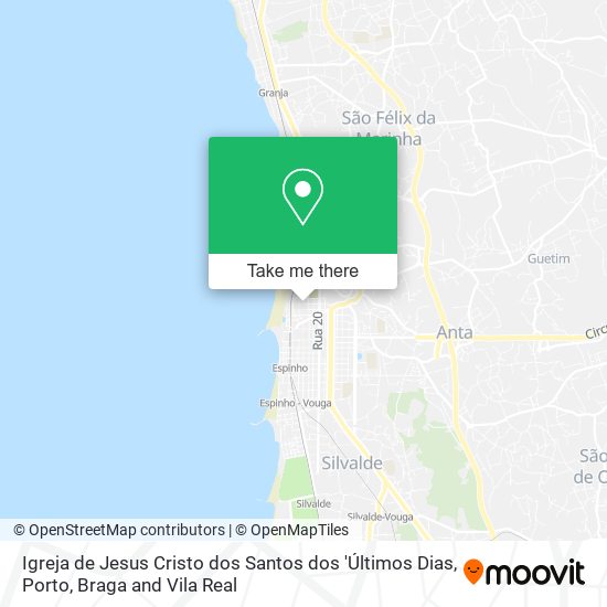 Igreja de Jesus Cristo dos Santos dos 'Últimos Dias mapa