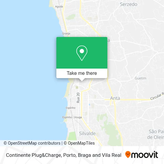 Continente Plug&Charge map