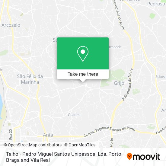 Talho - Pedro Miguel Santos Unipessoal Lda map