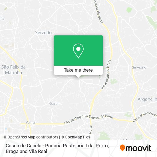 Casca de Canela - Padaria Pastelaria Lda map