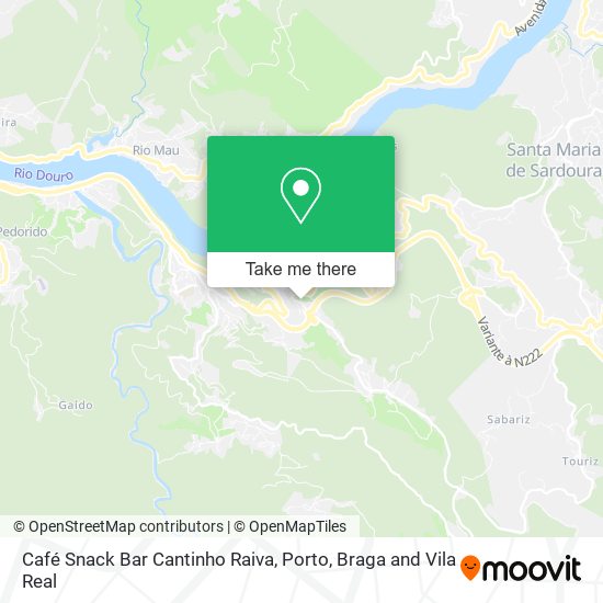 Café Snack Bar Cantinho Raiva map