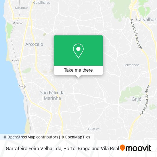Garrafeira Feira Velha Lda mapa
