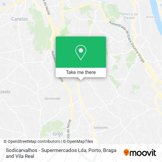 Sodicarvalhos - Supermercados Lda map