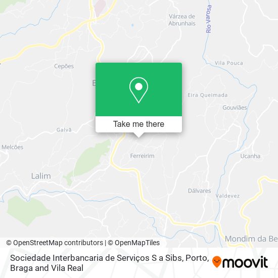 Sociedade Interbancaria de Serviços S a Sibs map