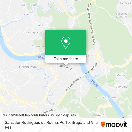Salvador Rodrigues da Rocha mapa