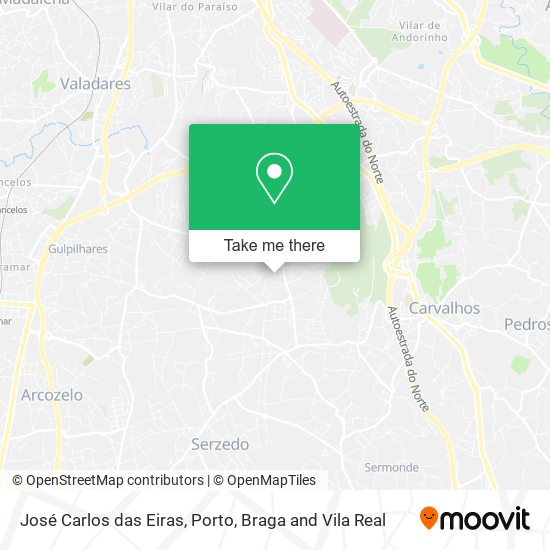 José Carlos das Eiras map