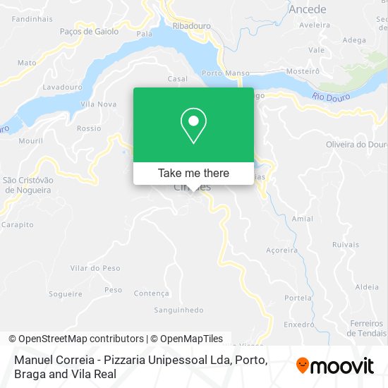 Manuel Correia - Pizzaria Unipessoal Lda map