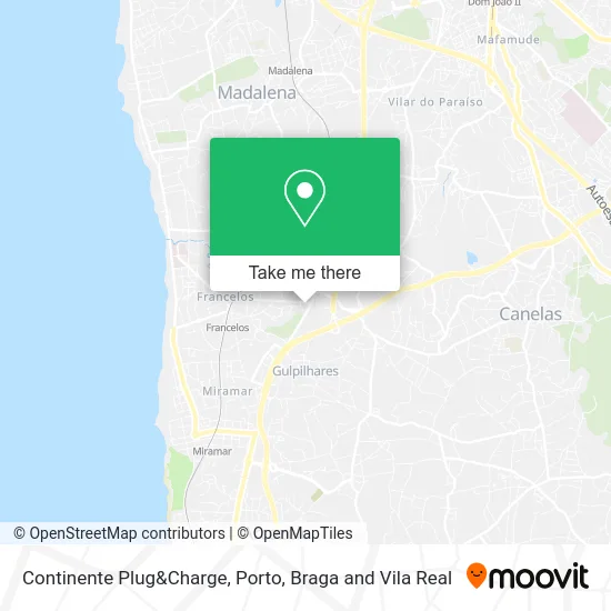 Continente Plug&Charge map