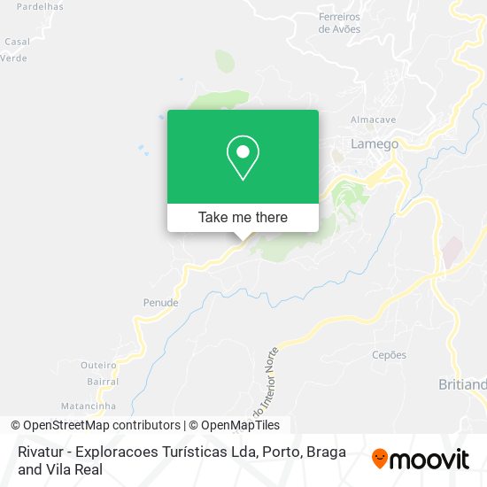 Rivatur - Exploracoes Turísticas Lda map
