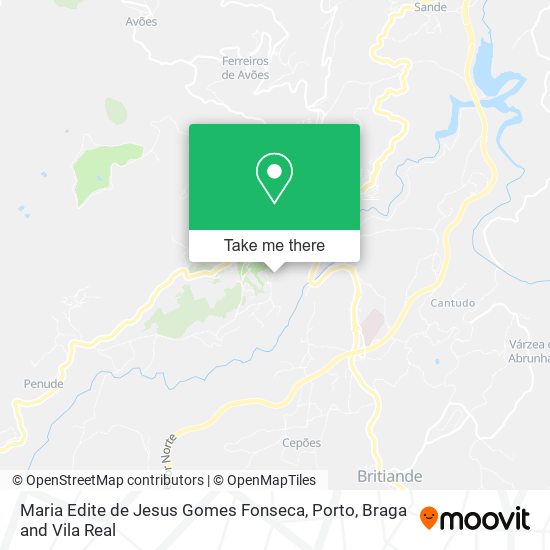 Maria Edite de Jesus Gomes Fonseca map