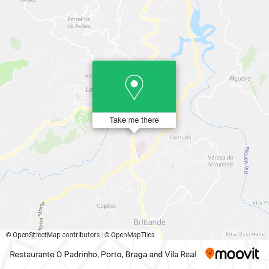Restaurante O Padrinho mapa