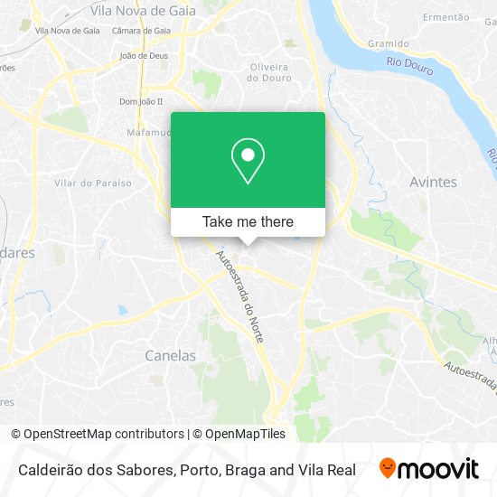Caldeirão dos Sabores mapa