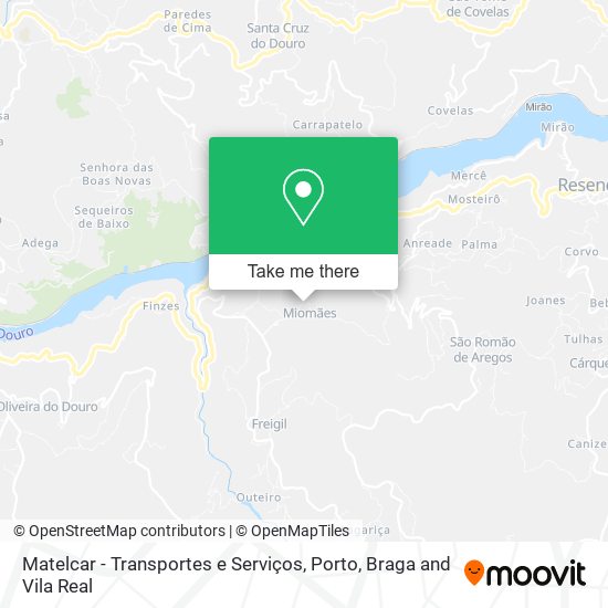 Matelcar - Transportes e Serviços mapa
