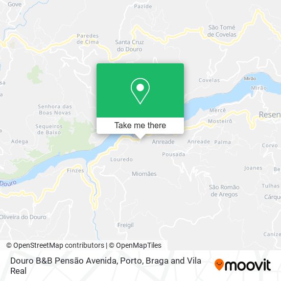 Douro B&B Pensão Avenida map