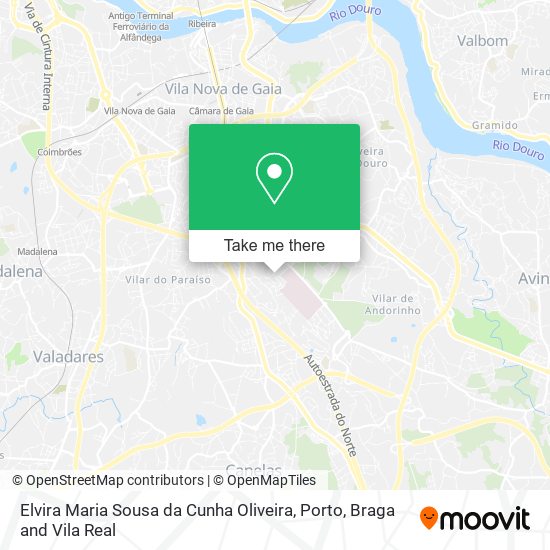 Elvira Maria Sousa da Cunha Oliveira mapa