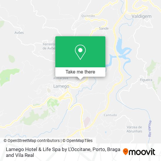 Lamego Hotel & Life Spa by L'Occitane mapa